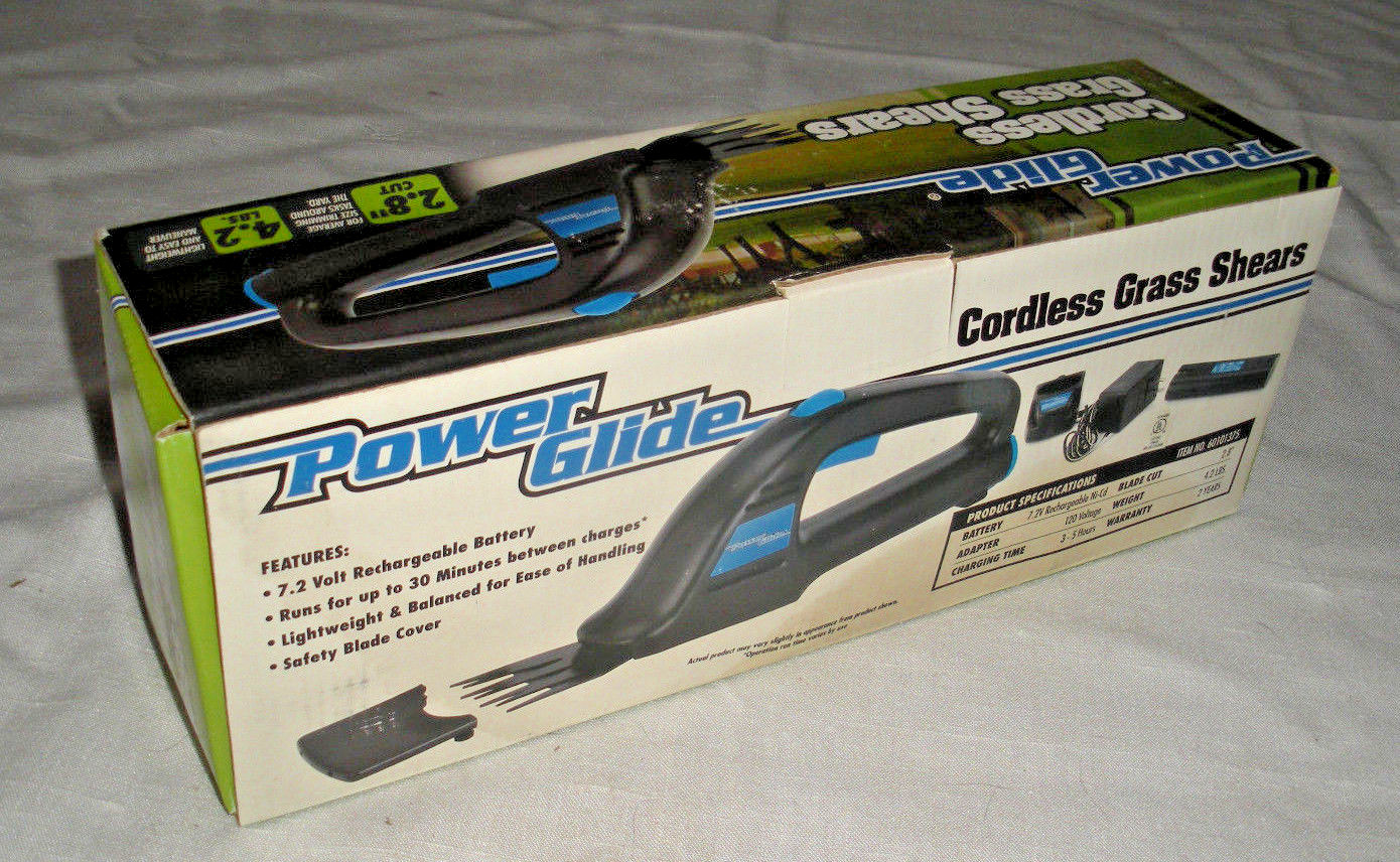 NEW!!! PowerGlide Handheld Grass Shears 7.2 Volt Garden Trimmer