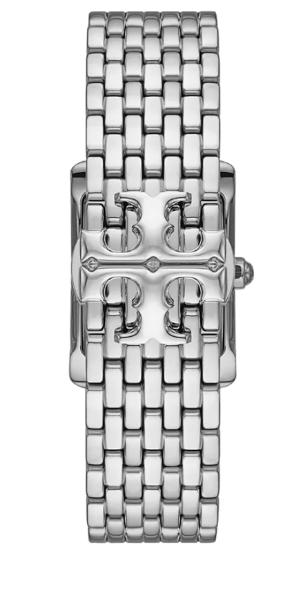 Pre-owned Tory Burch Women's The Eleanor Stainless Steel Bracelet Watch 25mm Tbw1069