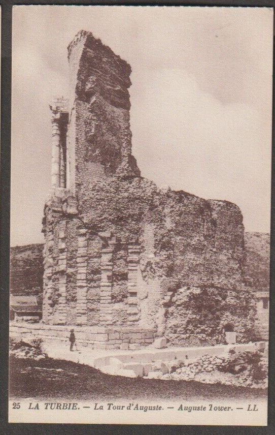 France The Tower of Augustus unused post card