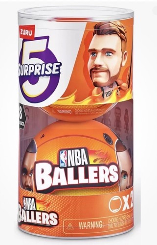 5 Surprise NBA Ballers Series 1 (2 Pack) Toy Mystery Capsule