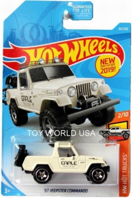 2019 Hot Wheels #84 HW Hot Trucks '67 Jeepster Commando beige