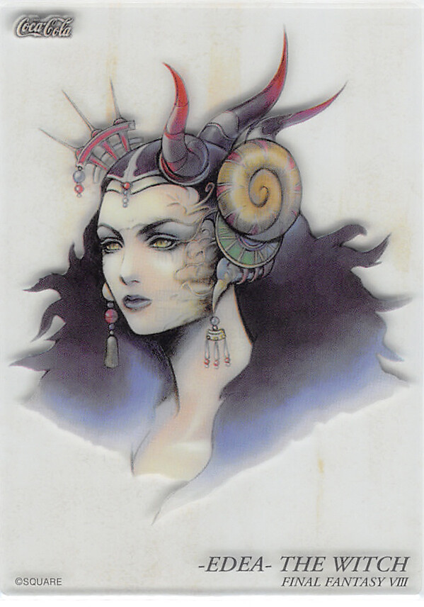 Final Fantasy Art Museum Trading Card Coca-Cola C-18