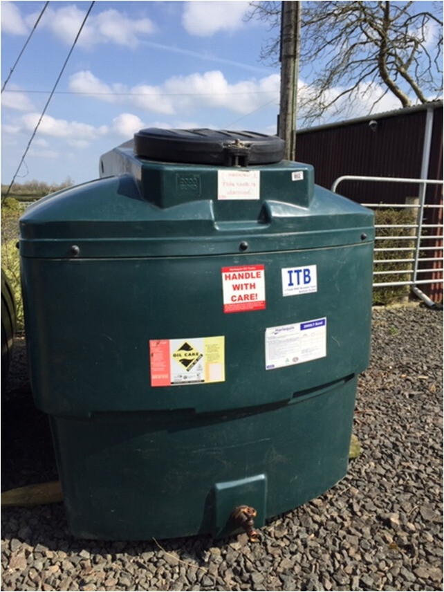 Harlequin 2000 litre bunded oil tank in Ballymoney, County Antrim
