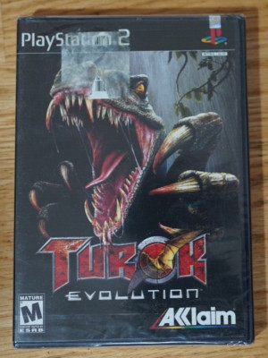 Turok: Evolution (Sony PlayStation 2, 2002) BRAND NEW/FACTORY SEALED/MINT