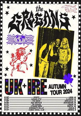 THE GROGANS Find Me A Cloud 2024 UK & Ireland Tour Poster Print