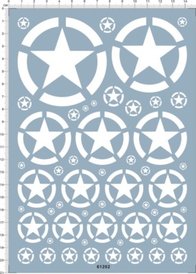 decals USA tank marks(white) for 1/35 1/48 or other scales(61202)