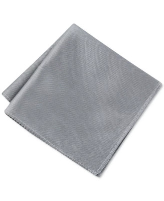Calvin Klein GRAY Men's Unison Solid Pocket Squares, US One Size