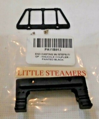 AMERICAN FLYER GP7 STEP AND RAILING WITH 2 SCREWS BLACK NEW PA11B913 REPRO