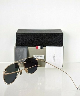 Pre-owned Dita Brand Authentic Thom Browne Sunglasses Tb 113-59-02 Gld-blk Tbs113 Frame In Green