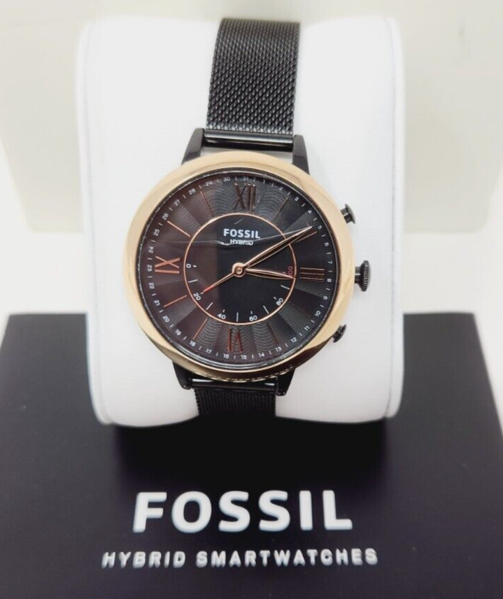 Fossil FTW5030 Hybrid Smartwatch Jacqueline Black Stainless Steel