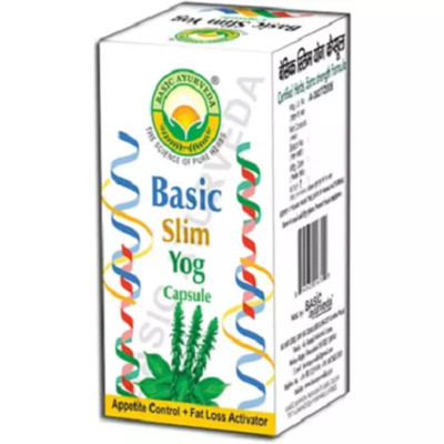 Basic Ayurveda Basic Slim Yog Capsule (60cap) Free shipping World Wide
