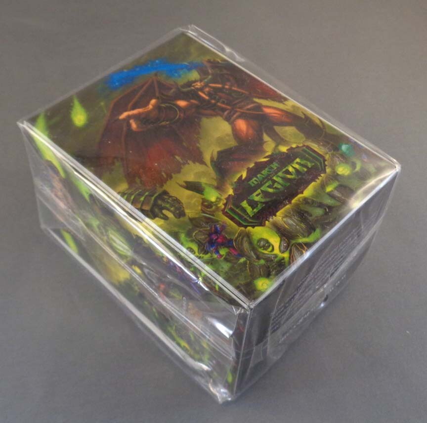 World of Warcraft WoW March of the Legion Card Storage Box - NEW