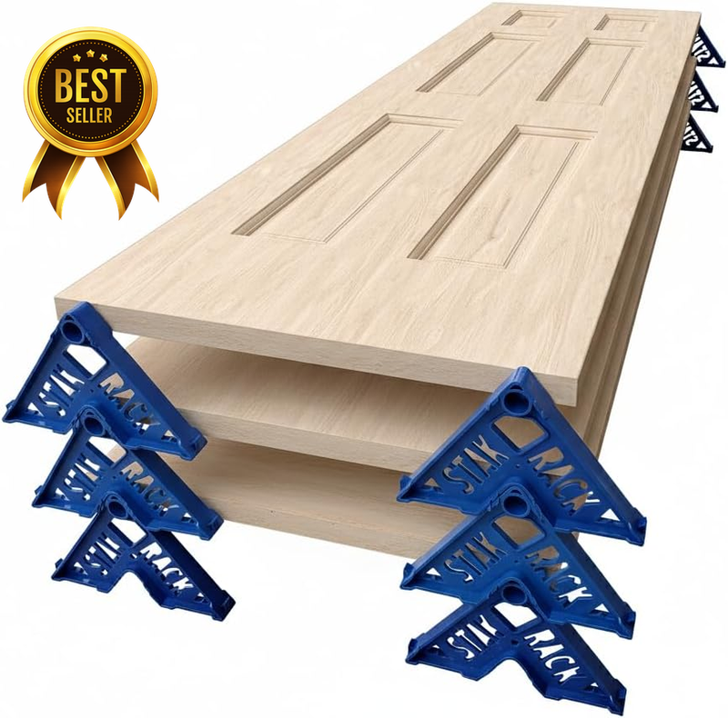 12-Pack 6-in-1 Stackable Painter’s Door and Trim Stak Rack Tool