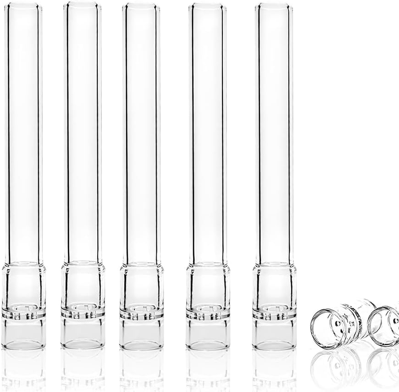 5 Pack Glass Tube Stem (110mm Straight), Steam Chemistry Air Drying Tube (Straig