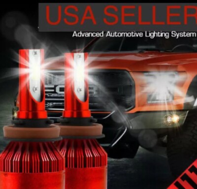 2 H8 LED Fog Lights BULBS Fit Honda HRV 2019 - 2021 2022 HR-V Lower Bumper Light
