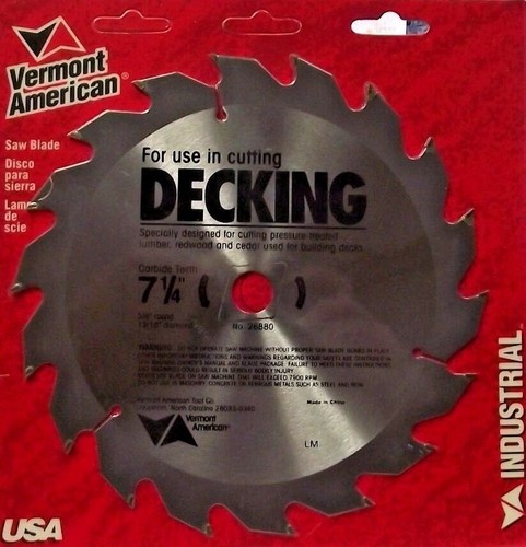Vermont American 26880 7-1/4