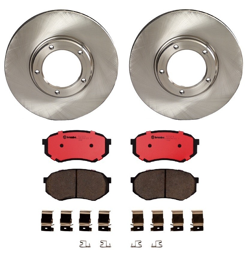 NEW For Toyota Tacoma 95-04 Brembo OEM Brake Kit Front Brake Rotors With Pads