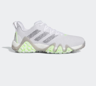 adidas men's CodeChaos 22 Spikeless Golf Shoes - White/Lemon - IF1041