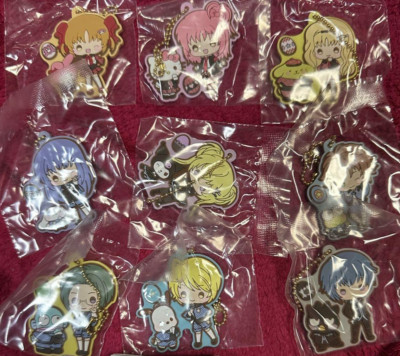 Shugo Chara x Sanrio Rubber Keychain Mascot Complete Set of 9