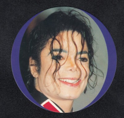 マイケル・ジャクソン　オリジナルバッチ MICHAEL JACKSON METAL BADGE