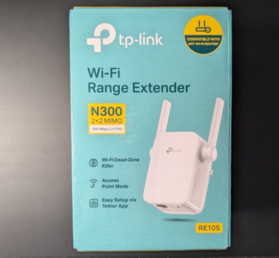 TP-Link N300 WiFi Extender(RE105), WiFi Extenders Signal Booster for Home