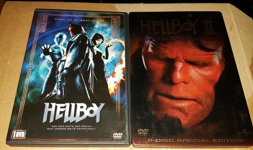 Hellboy 1-2(Steelbook), (3 DVD's) Ron Perlman & Selma Blair / KULT 