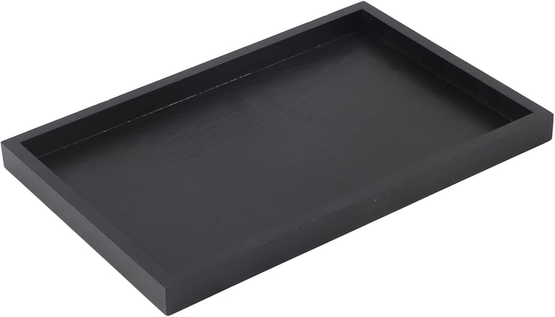 Rectangle Solid Wood Serving Tray, and Durable, Modern and Elegant for Restauran