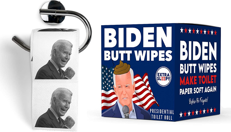 Joe Biden Toilet Paper - Funny Printed Loo Roll in Novelty Gift Box - Election S