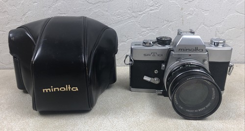 Minolta　SRT101 + MC Rokkor-PF 1:1.7 55ｍｍ Minolta SRT 101 / MC Rokkor-PF 55mm f/1.7 | eBay