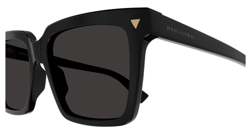 Pre-owned Bottega Veneta Sunglasses Bv1254s-001 Rectangle Black - Gray