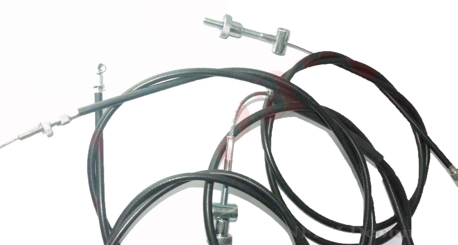 New Front & Rear Break Throttle Clutch Cable Complete Set Jawa Motorcycle  