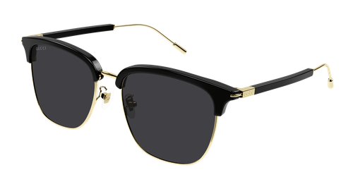 Pre-owned Gucci Gg1275sa-001 Clubmaster Black In Gray