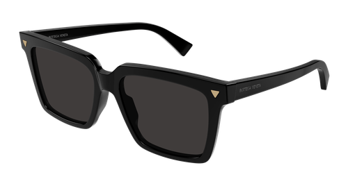 Pre-owned Bottega Veneta Sunglasses Bv1254s-001 Rectangle Black - Gray