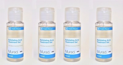4 x MURAD EXFOLIATING ACNE TREATMENT GEL 2 FL.OZ   ( 8 oz total)