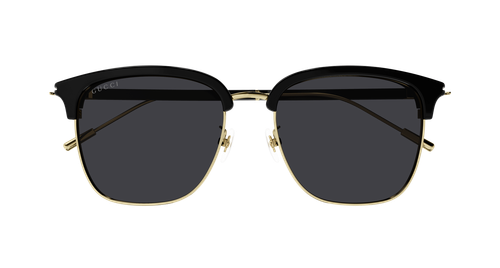 Pre-owned Gucci Gg1275sa-001 Clubmaster Black In Gray