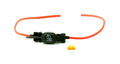 Fuse Holder APS ATT Low Profile Inline 16AWG Fuse Holder (Water Proof) + 5A Fuse