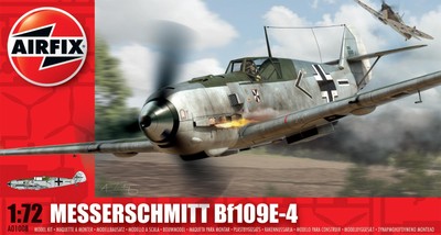 Airfix Messerschmitt Bf109E4 172 Scale Plastic Model Plane A01008