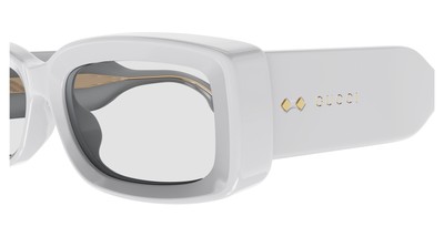 GUCCI GUCCI GG1528S-005-53 WHITE SUNGLASSES