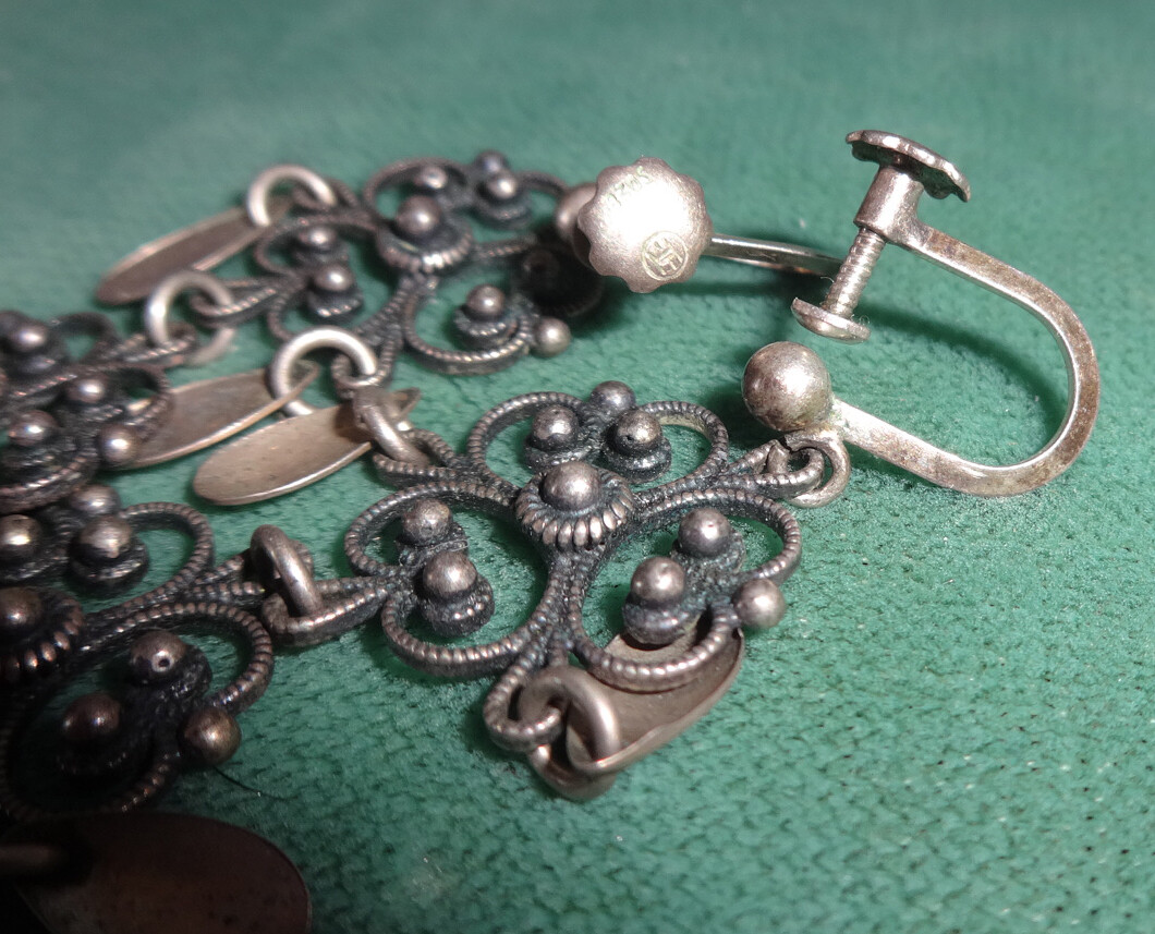 Vintage Norwegian 830S Silver Solje 2 1/8