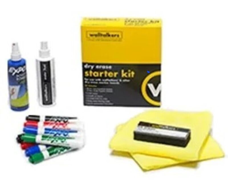 Koroseal Walltalkers DRY ERASE Starter Kit - 8 EXPO Markers, Eraser & Cleaner +
