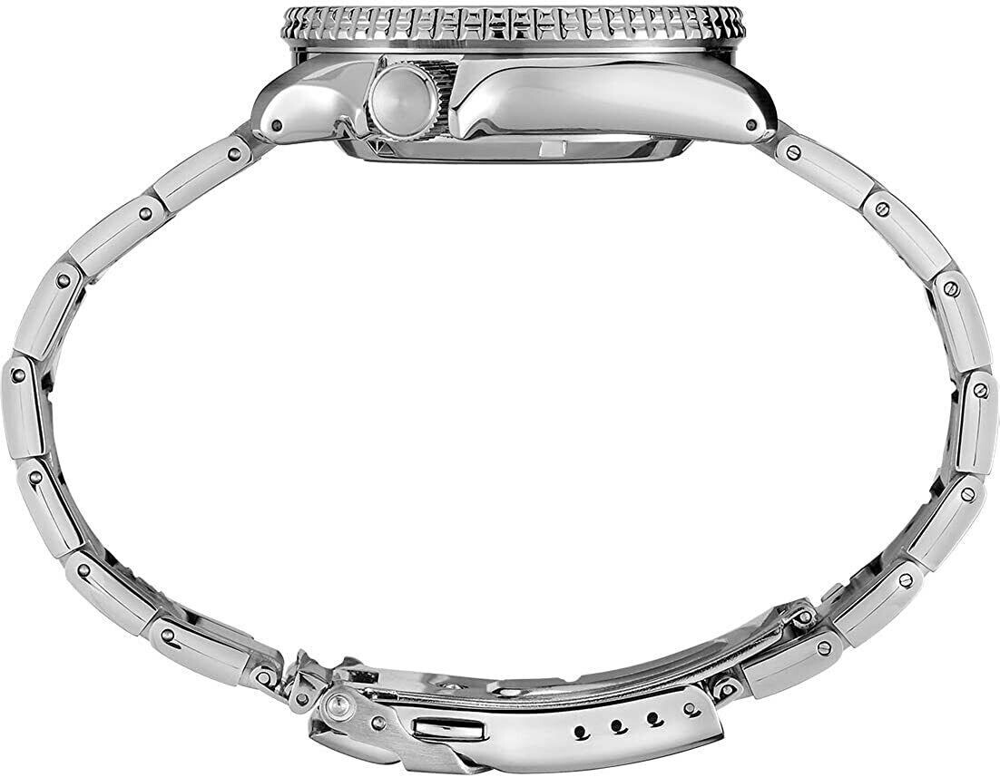 Pre-owned Seiko 5 Sports Automatic Green Dial Stainless Steel Men's Watch Srpd63