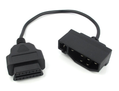 7 Pin Male OBD1 OBD to OBD2 OBDII 16 Pin Diagnostic Tool Adapter Cable For Ford