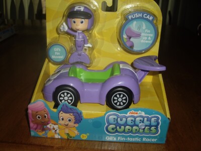 NEW Bubble Guppies Gil's Fin-tastic Racer Push Car