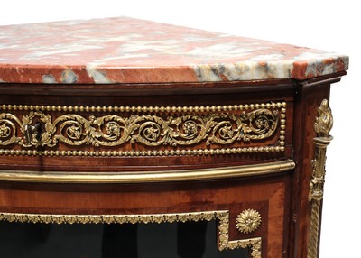 Louis XVI Style Ormolu-Mounted Mahogony Corner Cabinet by Victor Raulin