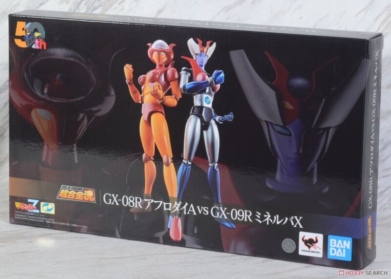 Bandai Soul of Chogokin GX-08R Aphrodite A vs GX-09R Minerva X Bandai Soul of Chogokin GX-08R Aphrodite A vs GX-09R Minerva X