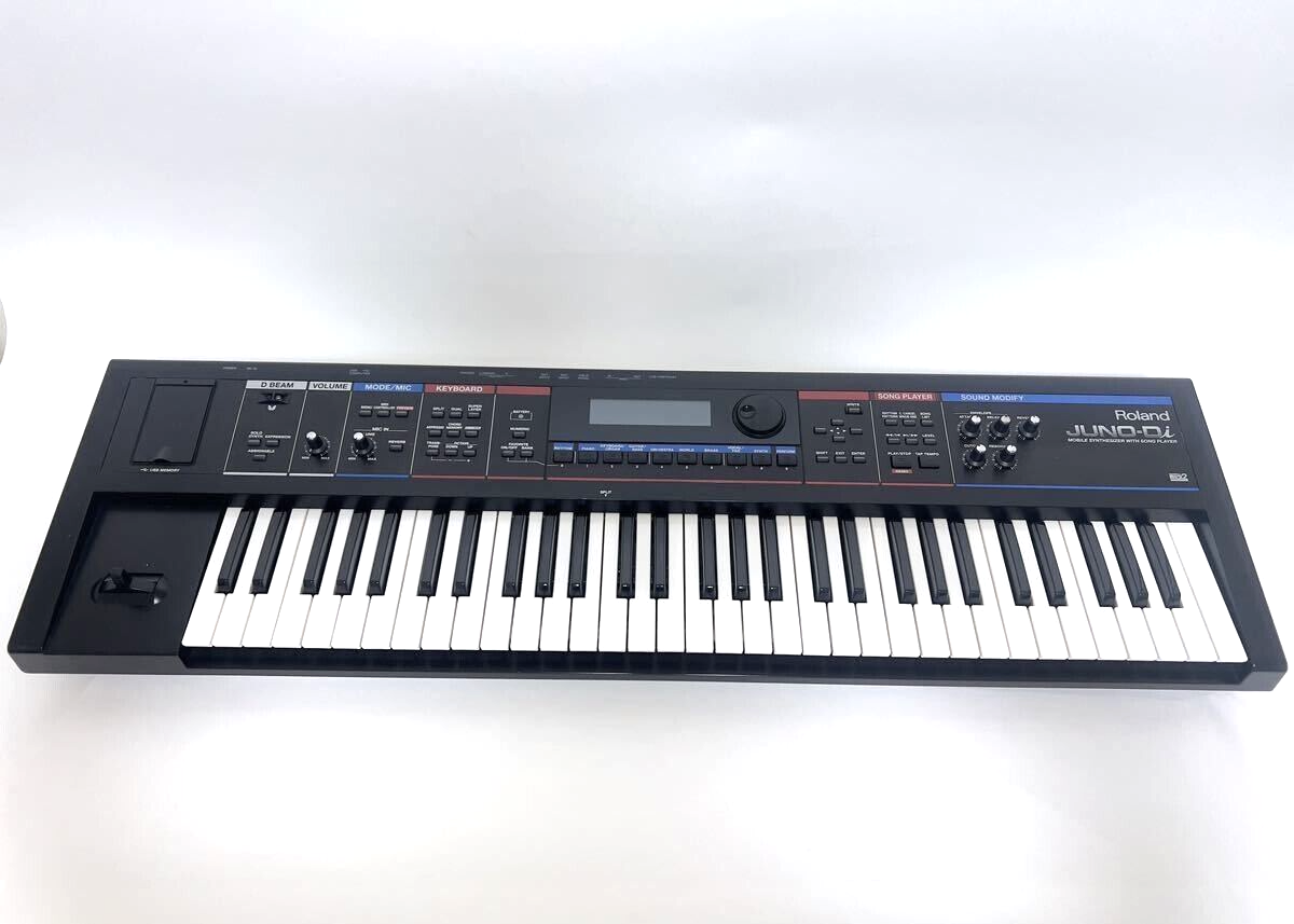 Roland Juno-Di Portable 61-key Mobile Synthesizer Black Roland Juno-Di Portable 61-key Mobile Synthesizer Black