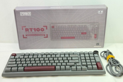 EpoMaker RT100 Mechanical 97 Keyboard, BT5.0/2.4G/USB-C, 5000mAh, Grey (BA3)