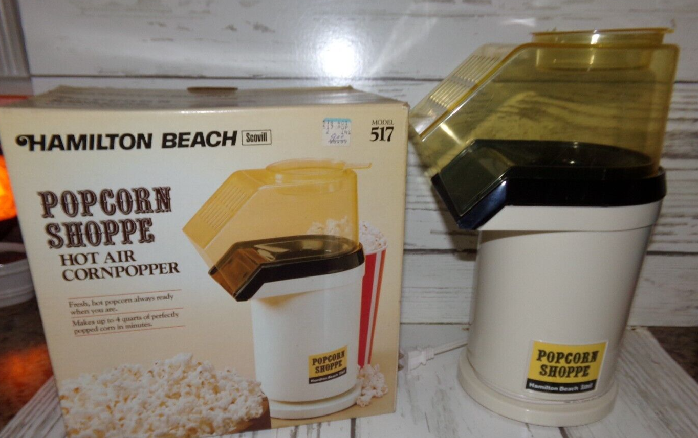 Hamilton Beach Popcorn Shoppe Hot Air Popper Model 517