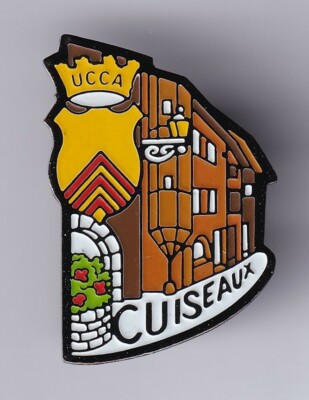RARE PINS PIN'S .. TOURISME BLASON ARM UCCA CITE MEDIEVALE CUISEAUX 71 ~FC