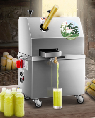 220V stainless steel electrical sugar cane juice machine sugarcane